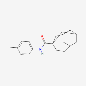 N-(4-methylphenyl)tricyclo[4.3.1.13,8]undecane-3-carboxamide