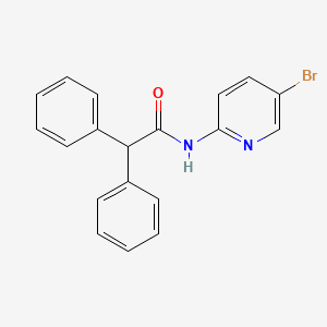 molecular formula C19H15BrN2O B4909994 N-(5-bromo-2-pyridinyl)-2,2-diphenylacetamide 