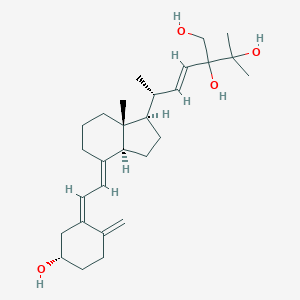 B049100 2-[(E,3R)-3-[(1R,3aS,4E,7aR)-4-[(2Z)-2-[(5S)-5-hydroxy-2-methylidenecyclohexylidene]ethylidene]-7a-methyl-2,3,3a,5,6,7-hexahydro-1H-inden-1-yl]but-1-enyl]-3-methylbutane-1,2,3-triol CAS No. 123992-86-9