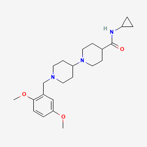 N-cyclopropyl-1'-(2,5-dimethoxybenzyl)-1,4'-bipiperidine-4-carboxamide