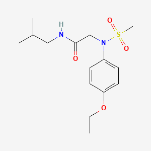 2-(4-ethoxy-N-methylsulfonylanilino)-N-(2-methylpropyl)acetamide