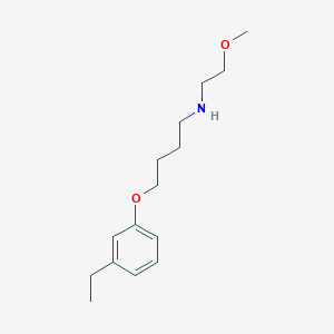 4-(3-ethylphenoxy)-N-(2-methoxyethyl)butan-1-amine