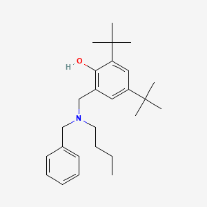 2-[[Benzyl(butyl)amino]methyl]-4,6-ditert-butylphenol