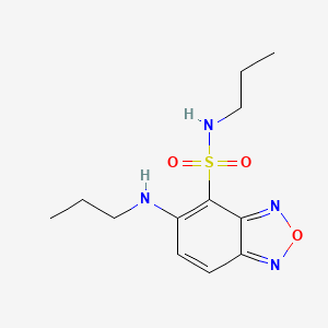 N-propyl-5-(propylamino)-2,1,3-benzoxadiazole-4-sulfonamide