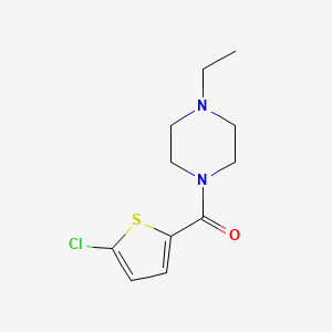 molecular formula C11H15ClN2OS B4910294 (5-CHLORO-2-THIENYL)(4-ETHYLPIPERAZINO)METHANONE 