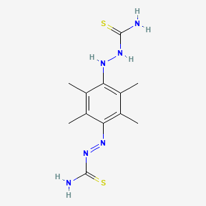 molecular formula C12H18N6S2 B4910381 2,3,5,6-tetramethylbenzo-1,4-quinone dithiosemicarbazone 