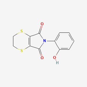 6-(2-hydroxyphenyl)-2,3-dihydro-5H-[1,4]dithiino[2,3-c]pyrrole-5,7(6H)-dione