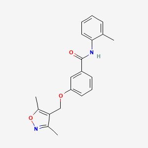 3-[(3,5-DIMETHYL-4-ISOXAZOLYL)METHOXY]-N~1~-(2-METHYLPHENYL)BENZAMIDE