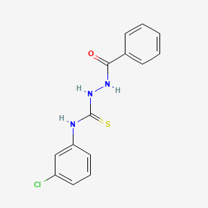 2-benzoyl-N-(3-chlorophenyl)hydrazinecarbothioamide