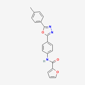 N-{4-[5-(4-methylphenyl)-1,3,4-oxadiazol-2-yl]phenyl}-2-furamide