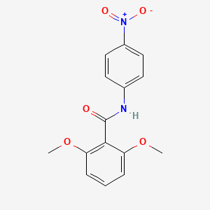 molecular formula C15H14N2O5 B4910500 2,6-dimethoxy-N-(4-nitrophenyl)benzamide 