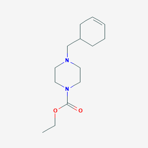 ethyl 4-(cyclohex-3-en-1-ylmethyl)piperazine-1-carboxylate