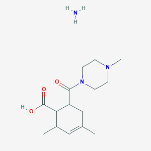 2,4-dimethyl-6-[(4-methyl-1-piperazinyl)carbonyl]-3-cyclohexene-1-carboxylic acid ammoniate