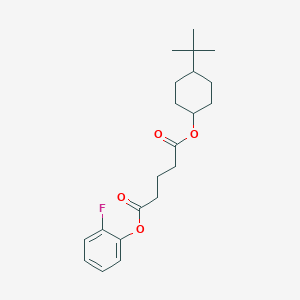 4-tert-butylcyclohexyl 2-fluorophenyl pentanedioate