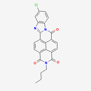 2-butyl-10-chlorobenzimidazo[2,1-b]benzo[lmn]-3,8-phenanthroline-1,3,6(2H)-trione