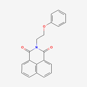 molecular formula C20H15NO3 B4910848 2-(2-phenoxyethyl)-1H-benzo[de]isoquinoline-1,3(2H)-dione 