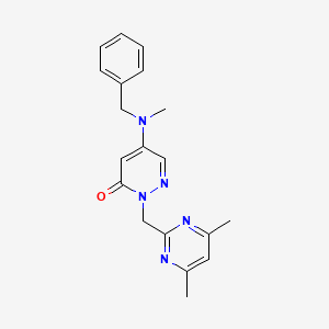 5-[Benzyl(methyl)amino]-2-[(4,6-dimethylpyrimidin-2-yl)methyl]pyridazin-3-one