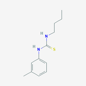 molecular formula C12H18N2S B4910921 1-Butyl-3-(3-methylphenyl)thiourea 