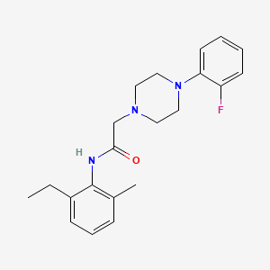 N-(2-ethyl-6-methylphenyl)-2-[4-(2-fluorophenyl)piperazin-1-yl]acetamide