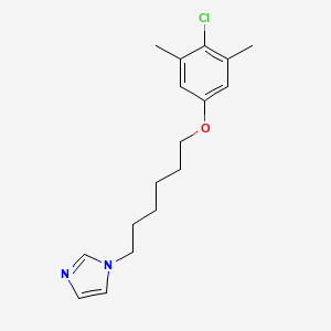 1-[6-(4-Chloro-3,5-dimethylphenoxy)hexyl]imidazole