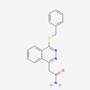 2-[4-(benzylthio)-1-phthalazinyl]acetamide