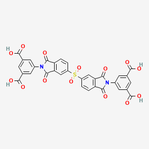 molecular formula C32H16N2O14S B4911279 5,5'-(Sulfonylbis(1,3-dioxoisoindoline-5,2-diyl))diisophthalic acid 