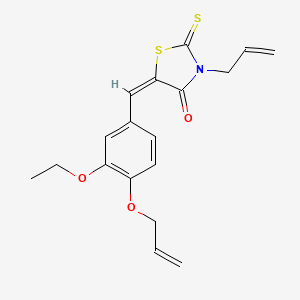 3-allyl-5-[4-(allyloxy)-3-ethoxybenzylidene]-2-thioxo-1,3-thiazolidin-4-one