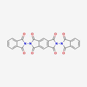 2,6-bis(1,3-dioxo-1,3-dihydro-2H-isoindol-2-yl)pyrrolo[3,4-f]isoindole-1,3,5,7(2H,6H)-tetrone