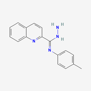 N-amino-N'-(4-methylphenyl)quinoline-2-carboximidamide