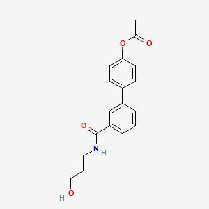 3'-{[(3-hydroxypropyl)amino]carbonyl}-4-biphenylyl acetate