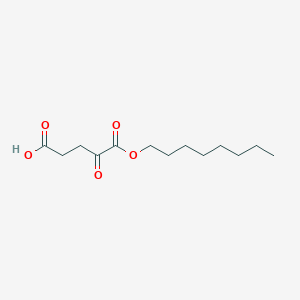molecular formula C13H22O5 B049114 2-氧代戊二酸1-辛酯 CAS No. 876150-14-0