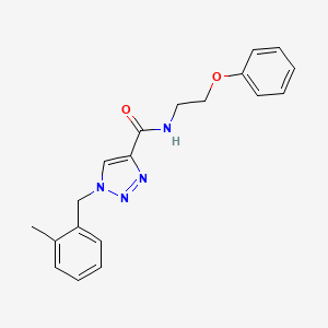 1-(2-methylbenzyl)-N-(2-phenoxyethyl)-1H-1,2,3-triazole-4-carboxamide