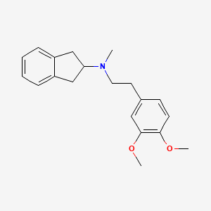 2,3-dihydro-1H-inden-2-yl[2-(3,4-dimethoxyphenyl)ethyl]methylamine