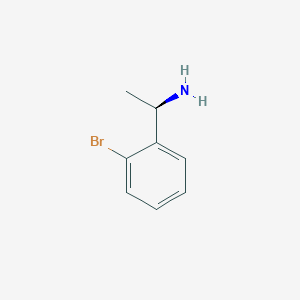 molecular formula C8H10BrN B049116 (R)-1-(2-溴苯基)乙胺 CAS No. 113974-24-6