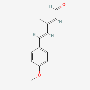 (2E,4E)-5-(4-methoxyphenyl)-3-methylpenta-2,4-dienal