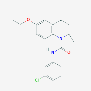 N-(3-chlorophenyl)-6-ethoxy-2,2,4-trimethyl-3,4-dihydroquinoline-1(2H)-carboxamide