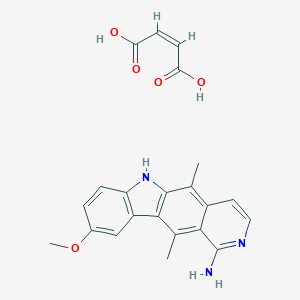 B049117 5,11-Dimethyl-9-methoxy-6H-pyrido(4,3-b)carbazol-1-amine maleate CAS No. 115464-61-4