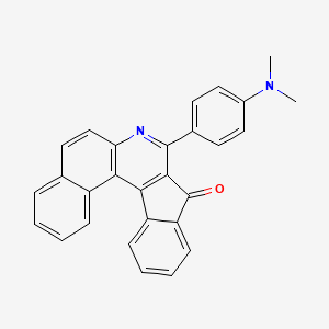 8-[4-(dimethylamino)phenyl]-9H-benzo[f]indeno[2,1-c]quinolin-9-one