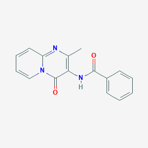 molecular formula C16H13N3O2 B491180 N-(2-methyl-4-oxopyrido[1,2-a]pyrimidin-3-yl)benzamide CAS No. 81000-07-9