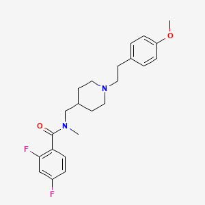 2,4-difluoro-N-({1-[2-(4-methoxyphenyl)ethyl]-4-piperidinyl}methyl)-N-methylbenzamide