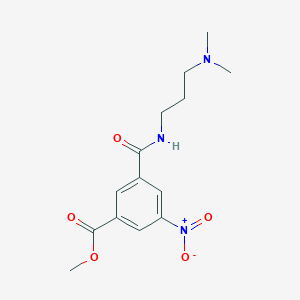 methyl 3-({[3-(dimethylamino)propyl]amino}carbonyl)-5-nitrobenzoate