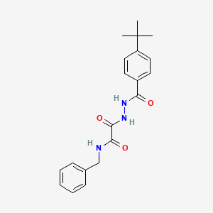 N-benzyl-2-[2-(4-tert-butylbenzoyl)hydrazinyl]-2-oxoacetamide