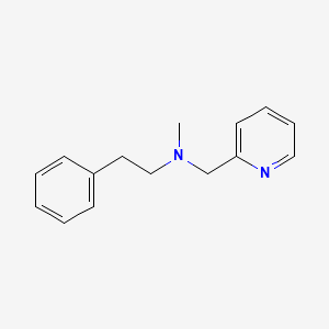 molecular formula C15H18N2 B4911933 N-methyl-2-phenyl-N-(pyridin-2-ylmethyl)ethanamine 