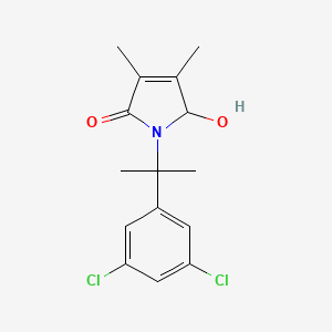 1-[2-(3,5-dichlorophenyl)propan-2-yl]-2-hydroxy-3,4-dimethyl-2H-pyrrol-5-one