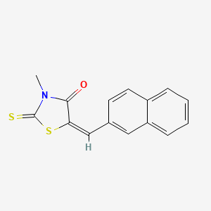 3-methyl-5-(2-naphthylmethylene)-2-thioxo-1,3-thiazolidin-4-one