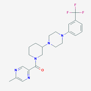 (5-Methylpyrazin-2-yl)-[3-[4-[3-(trifluoromethyl)phenyl]piperazin-1-yl]piperidin-1-yl]methanone