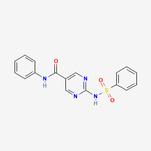 2-(benzenesulfonamido)-N-phenylpyrimidine-5-carboxamide