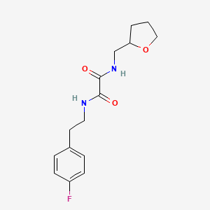 molecular formula C15H19FN2O3 B4912063 N-(4-FLUOROPHENETHYL)-N-(TETRAHYDRO-2-FURANYLMETHYL)ETHANEDIAMIDE 