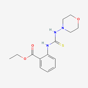 Ethyl 2-(morpholin-4-ylcarbamothioylamino)benzoate