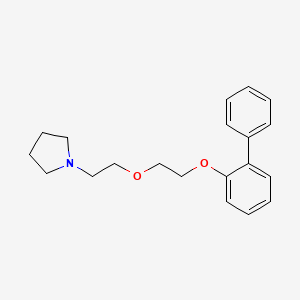 1-[2-[2-(2-phenylphenoxy)ethoxy]ethyl]pyrrolidine